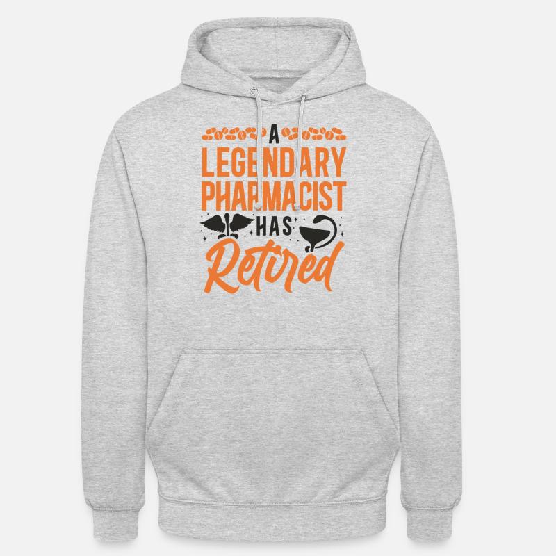 Technicien en pharmacie - Sweat-shirt à capuche unisexe - gris clair chiné
