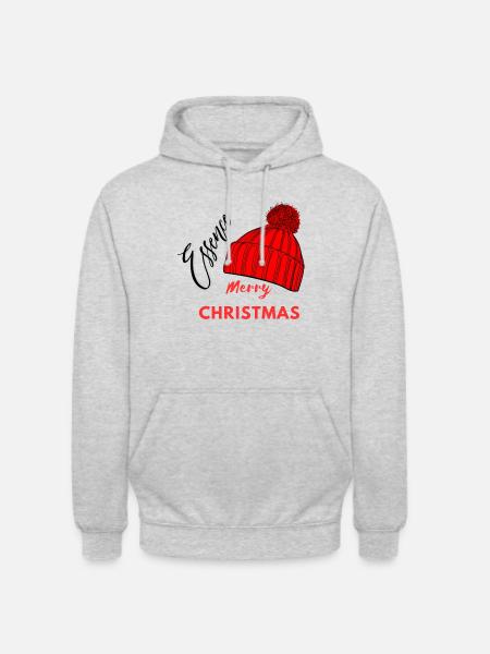 Weihnachts Essence - Unisex Hoodie - Hellgrau meliert