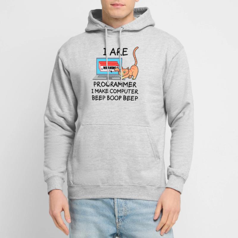 Computer Science Fun Saying Programmer Cat Gift Unisex Hoodie