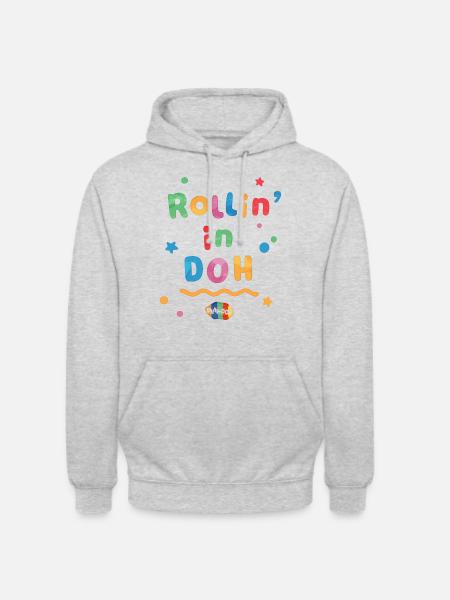 Play-Doh Rollin' In Doh Funny Design - Unisex Hoodie - light heather grey