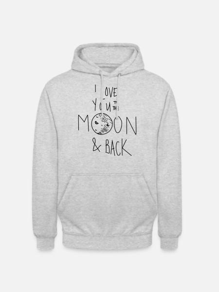 love - Unisex Hoodie - light heather grey