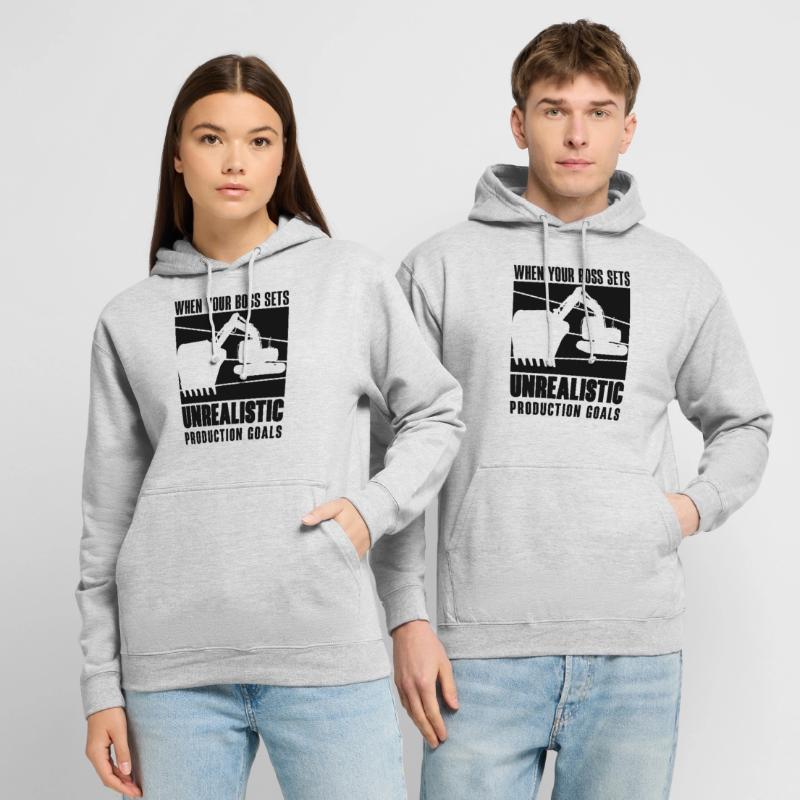 Baggerfahrer Bagger Baggern Arbeiter Geschenkidee Unisex Hoodie