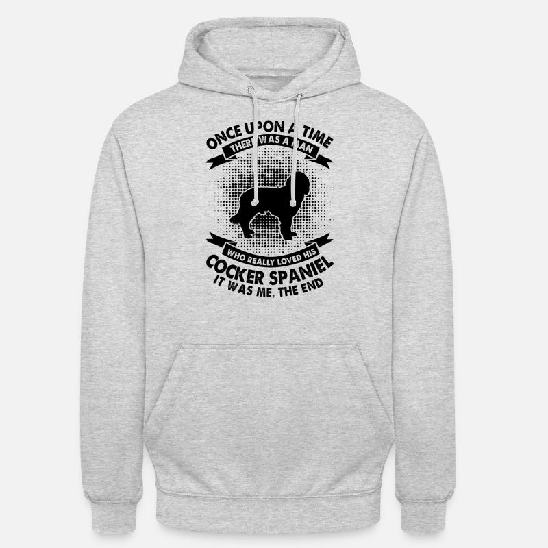 Once upon a time - Cocker Spaniel - Unisex Hoodie - light heather grey