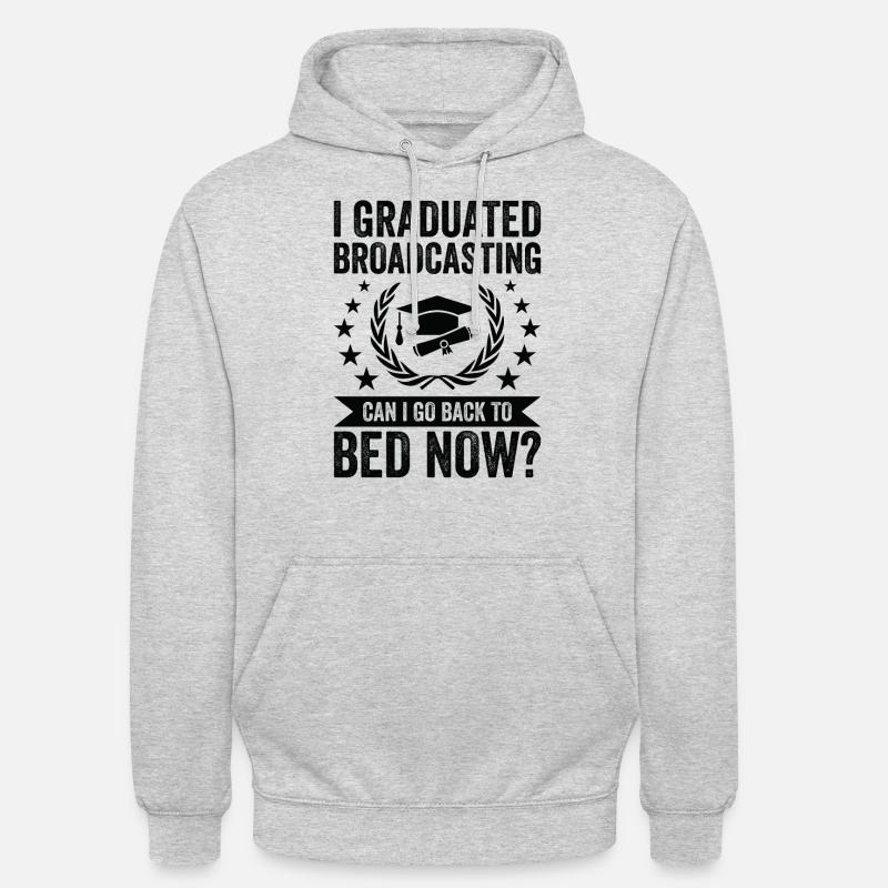 J’ai fini de diffuser - Sweat-shirt à capuche unisexe - gris clair chiné