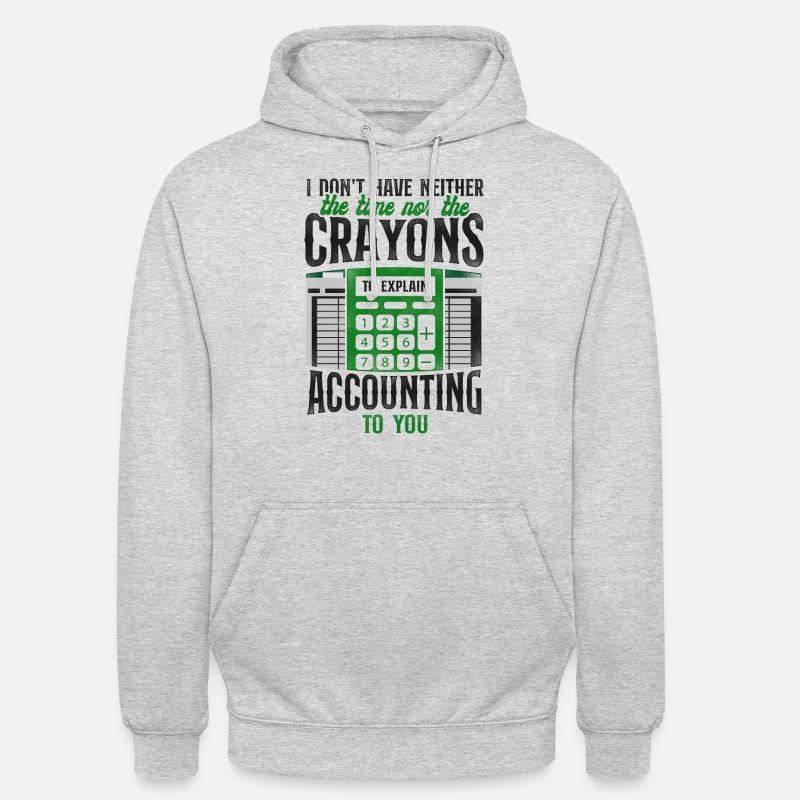 Comptable Comptable Comptable Comptabilité Sweat-shirt à capuche unisexe