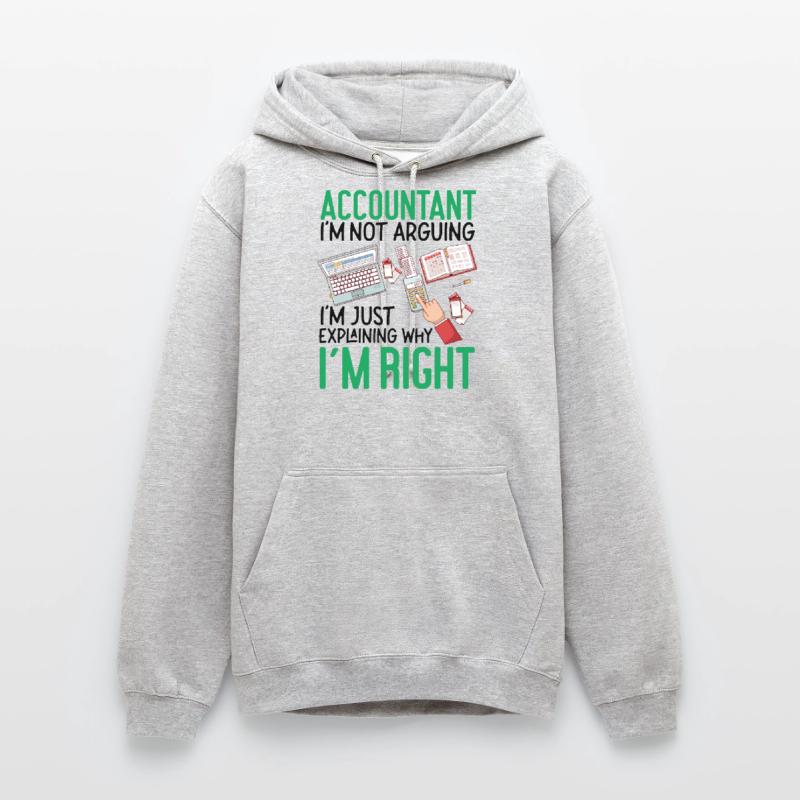 Comptable Comptable Comptable Sweat-shirt à capuche unisexe