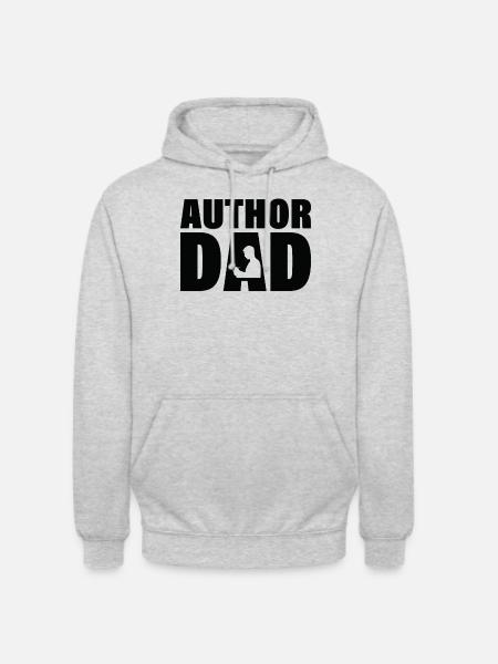 Job - Author Dad - Unisex Hoodie - light heather grey