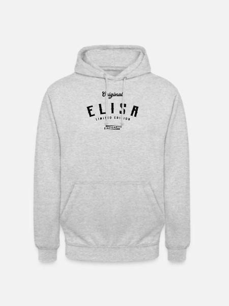 Elisa Limited Edition - Unisex Hoodie - Hellgrau meliert