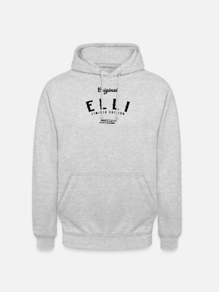 Elli Limited Edition - Unisex Hoodie - Hellgrau meliert