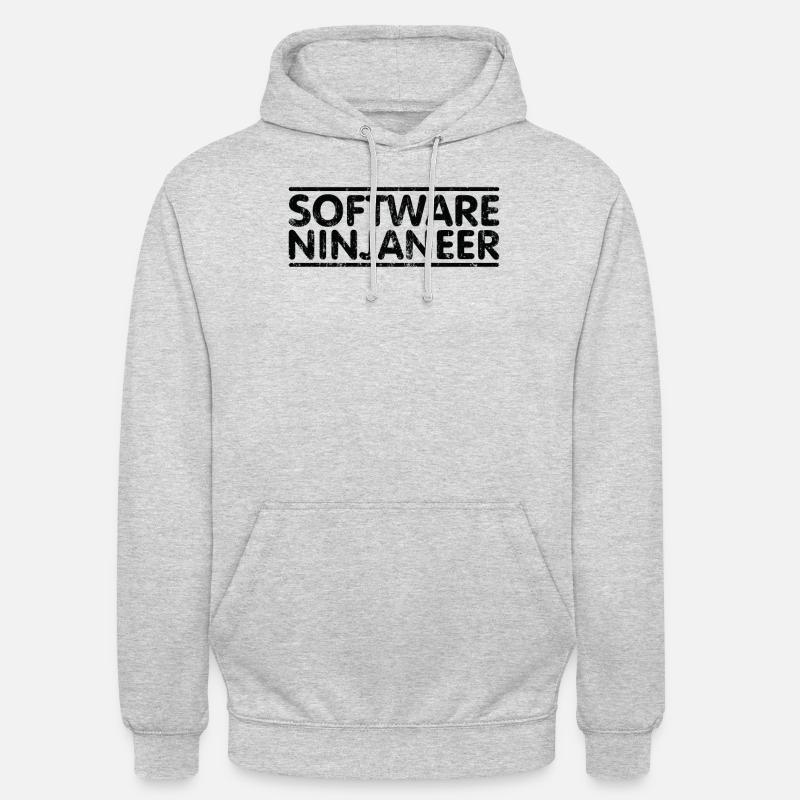 Ninjaneer - Software Engineer - Unisex Hoodie - light heather grey