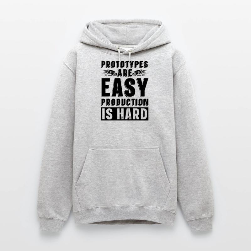 Prototypes Are Easy Programmer Engineer Robotics Unisex Hoodie