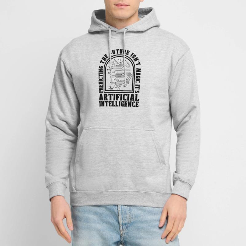 Predicting The Future Robots Data Science Robotics Unisex Hoodie