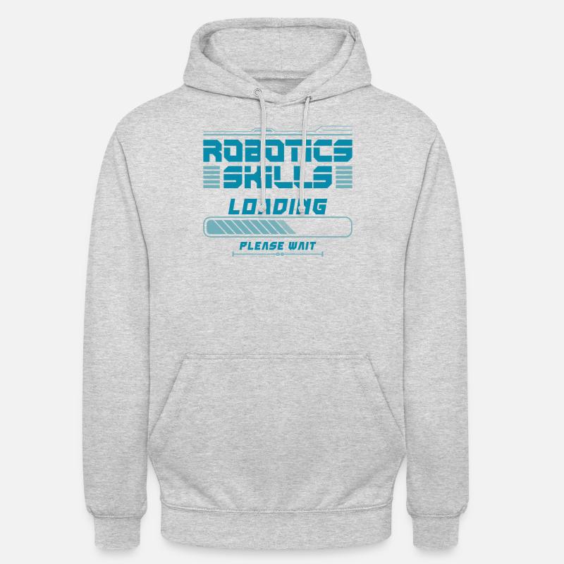 Robot Robotics Engineer Robotics - Unisex Hoodie - light heather grey