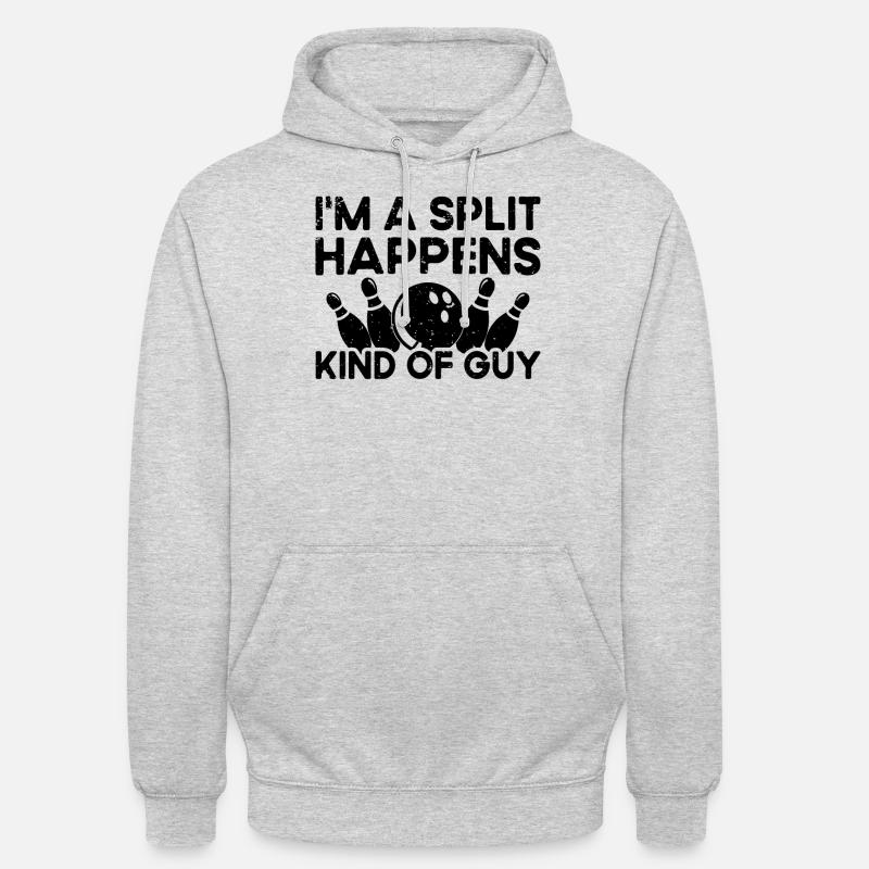 Ich Bin Ein Split -Happens -Typ - Bowling Unisex Hoodie