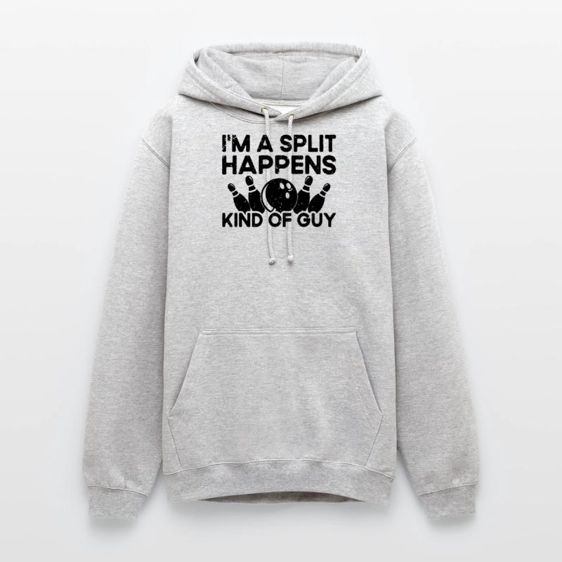 Ich Bin Ein Split -Happens -Typ - Bowling Unisex Hoodie