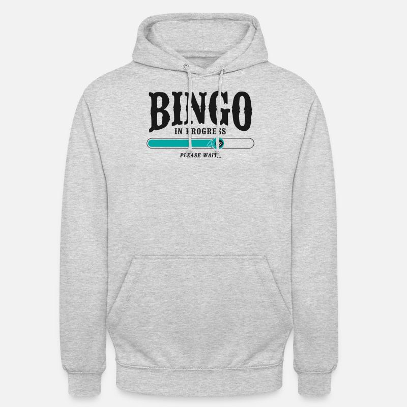 Bingo Player Bingo In Progress - Unisex Hoodie - Hellgrau meliert