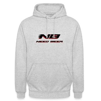 NB need beer braucht bier - Unisex Hoodie - light heather grey - Front - Alina (178cm) & Michal (187cm)