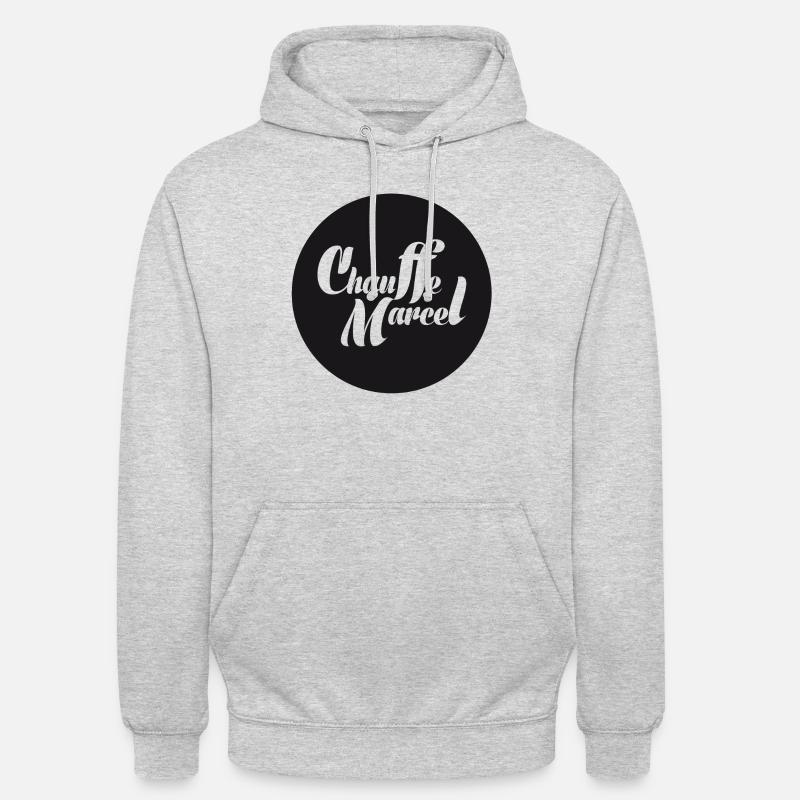 CHAUFFE MARCEL! - Sweat-shirt à capuche unisexe - gris clair chiné