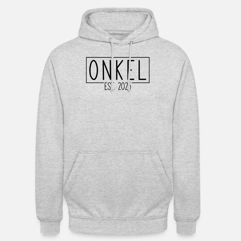 Oncle Est. 2025 - Sweat-shirt à capuche unisexe - gris clair chiné