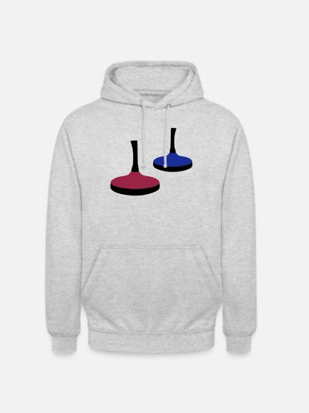 Curling - Unisex Hoodie - light heather grey