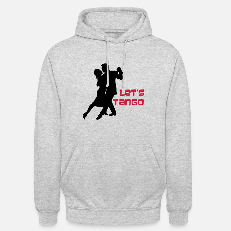 Permet de Tango 1 - Sweat-shirt à capuche unisexe - gris clair chiné