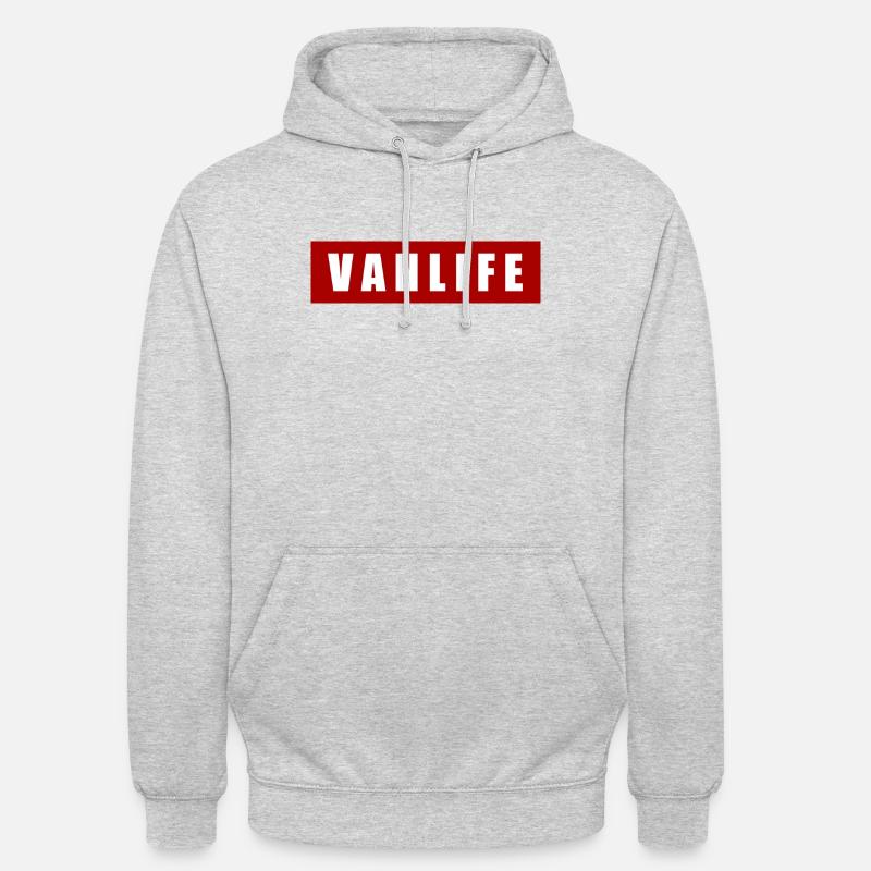 Van life - Sweat-shirt à capuche unisexe - gris clair chiné