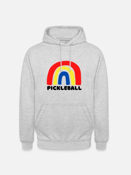 Pickleball rainbow - Unisex Hoodie - light heather grey