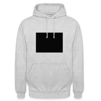 Abstraktes Design, Rechteck, Schwarz, Form - Unisex Hoodie - Hellgrau meliert - Vorne - Alina (178cm) & Michal (187cm)