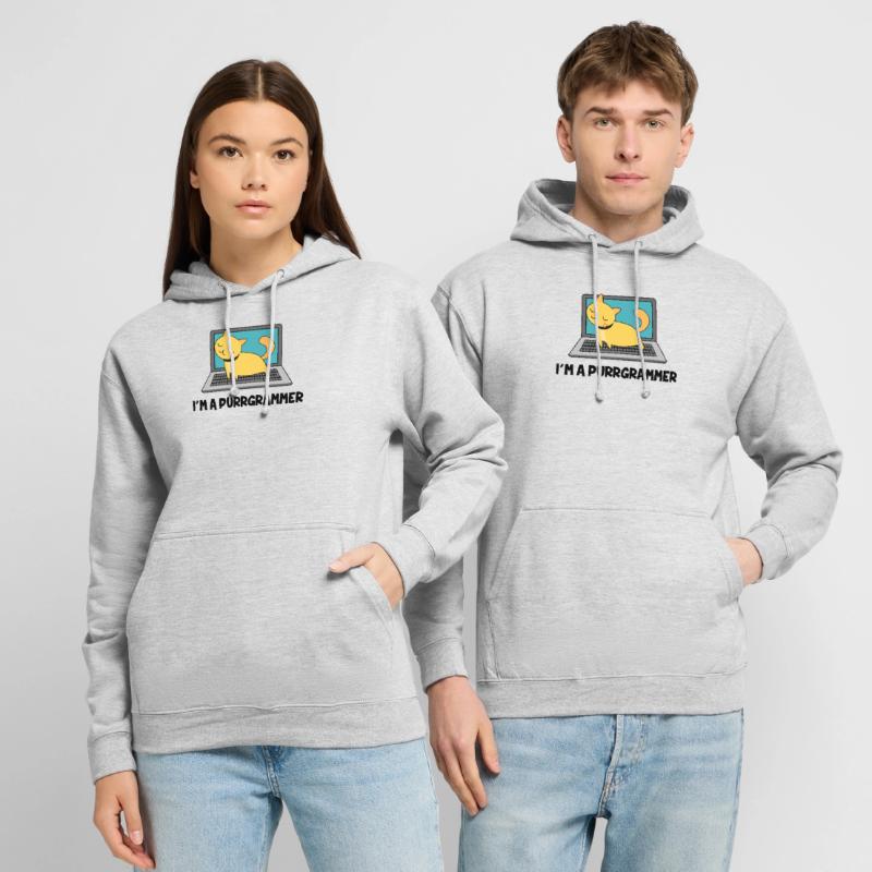 Cadeau de Nerd d'ordinateur de programmeur de chat de chat Sweat-shirt à capuche unisexe