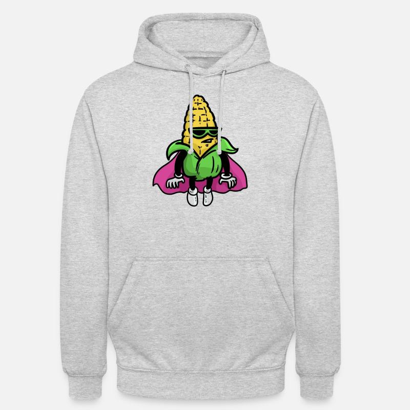Capitaine Kernel - Sweat-shirt à capuche unisexe - gris clair chiné