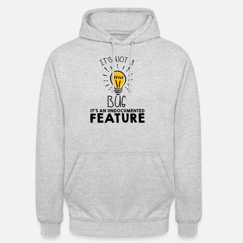 programmeur - Sweat-shirt à capuche unisexe - gris clair chiné