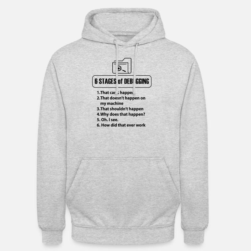 Code Programmierer Nerd Bug Entwickler Geschenke Unisex Hoodie