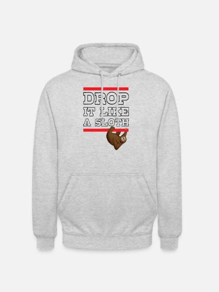 Drop It Like A Sloth - Unisex Hoodie - light heather grey