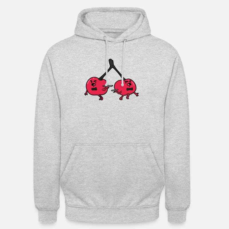 Cherry Waiters , Kirsch Kellner - Unisex Hoodie - Hellgrau meliert