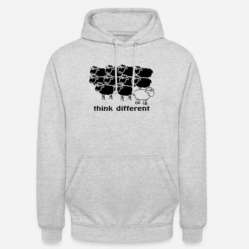 Think different - Unisex Hoodie - light heather grey