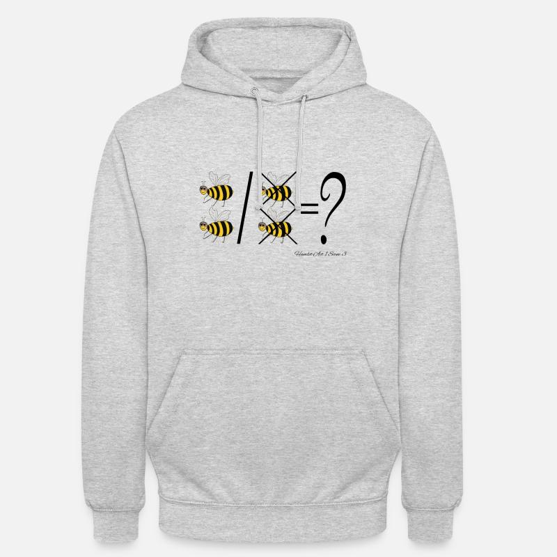 2B oder nicht 2B - Unisex Hoodie - Hellgrau meliert