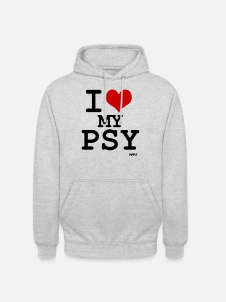 i love my psy - Unisex Hoodie - light heather grey