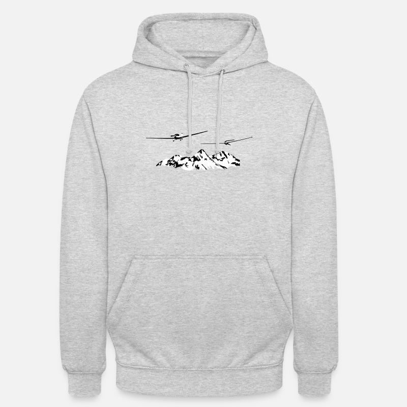 fschlepp glider glider glider glider - Unisex Hoodie - light heather grey