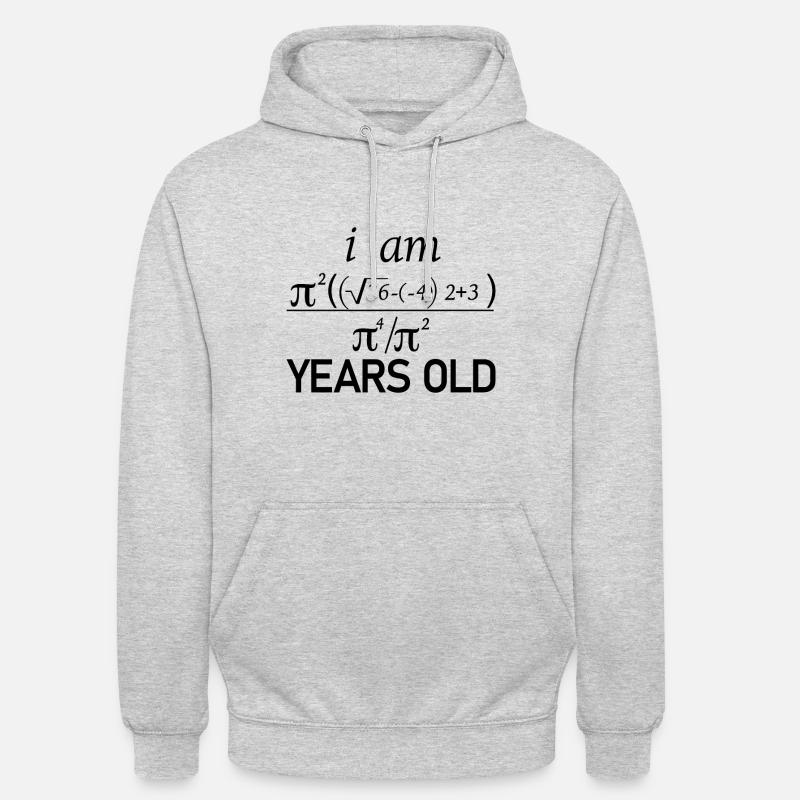 Formule Math Age - Sweat-shirt à capuche unisexe - gris clair chiné