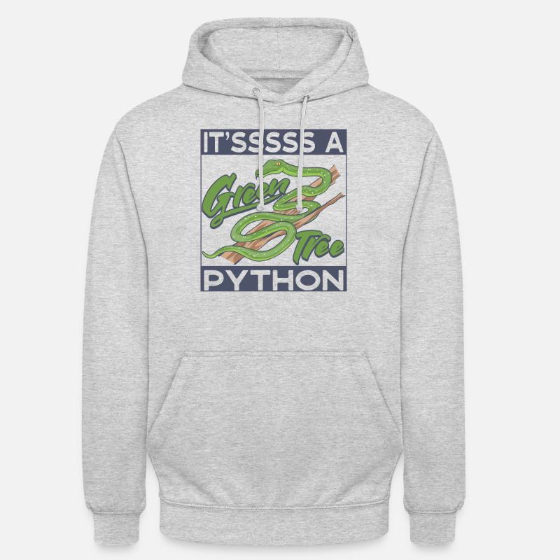 c’est un python arborescent vert Sweat-shirt à capuche unisexe