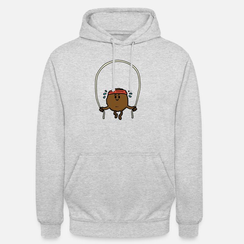 C'est un thé - Sweat-shirt à capuche unisexe - gris clair chiné