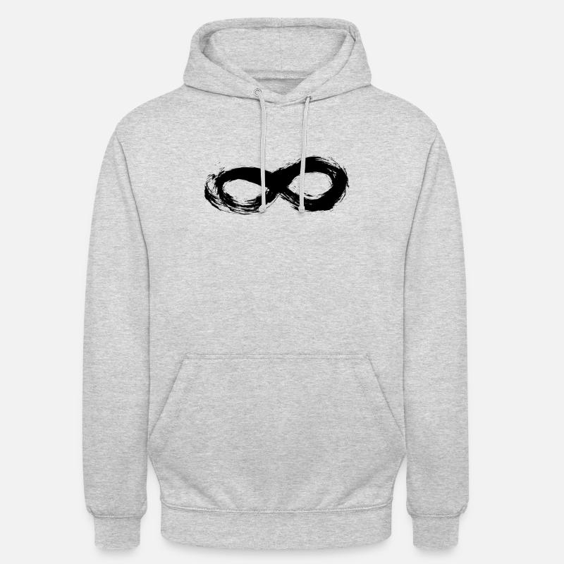 Infinity. Infinity. Infinity. Eight. - Unisex Hoodie - light heather grey