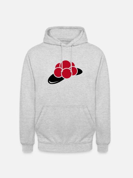 Bollenhut - Unisex Hoodie - Hellgrau meliert
