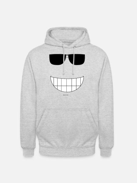 big happy laugh - Unisex Hoodie - light heather grey
