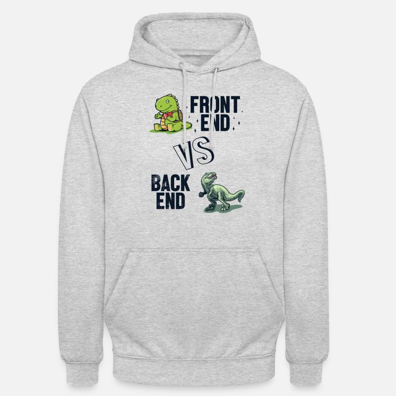 Frontend vs. Backend Developer Full Stack Unisex Hoodie