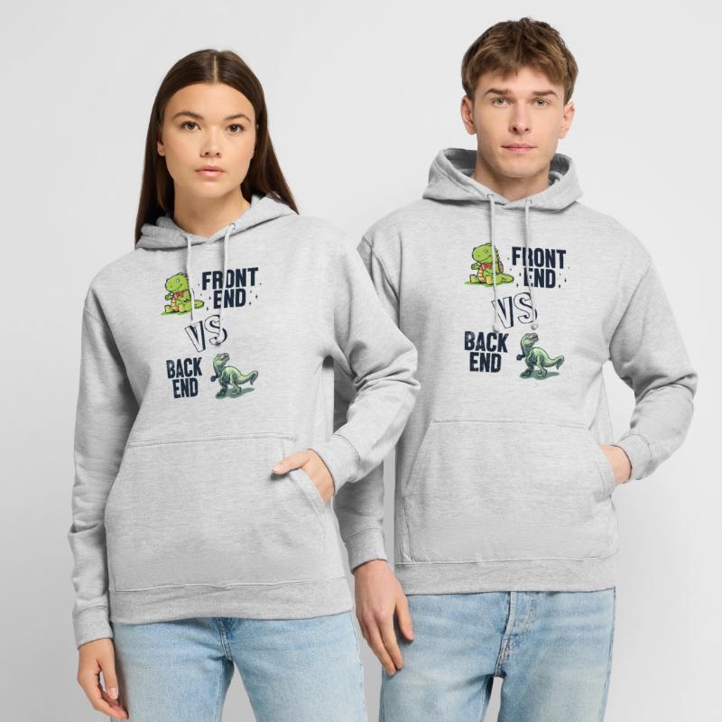 Frontend vs. Backend Developer Full Stack Unisex Hoodie