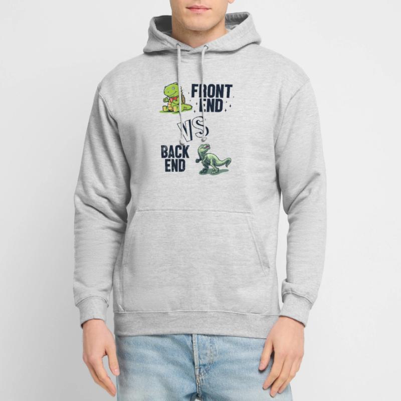 Frontend vs. Backend Developer Full Stack Unisex Hoodie