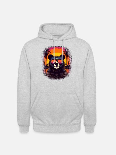 Funny Polar Bear Coati Birthday Present Jokes - Unisex Hoodie - light heather grey