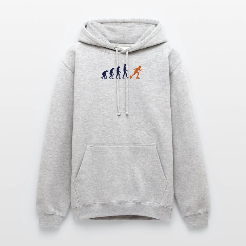 Skater Evolution Retro Roller Skating Development Unisex Hoodie