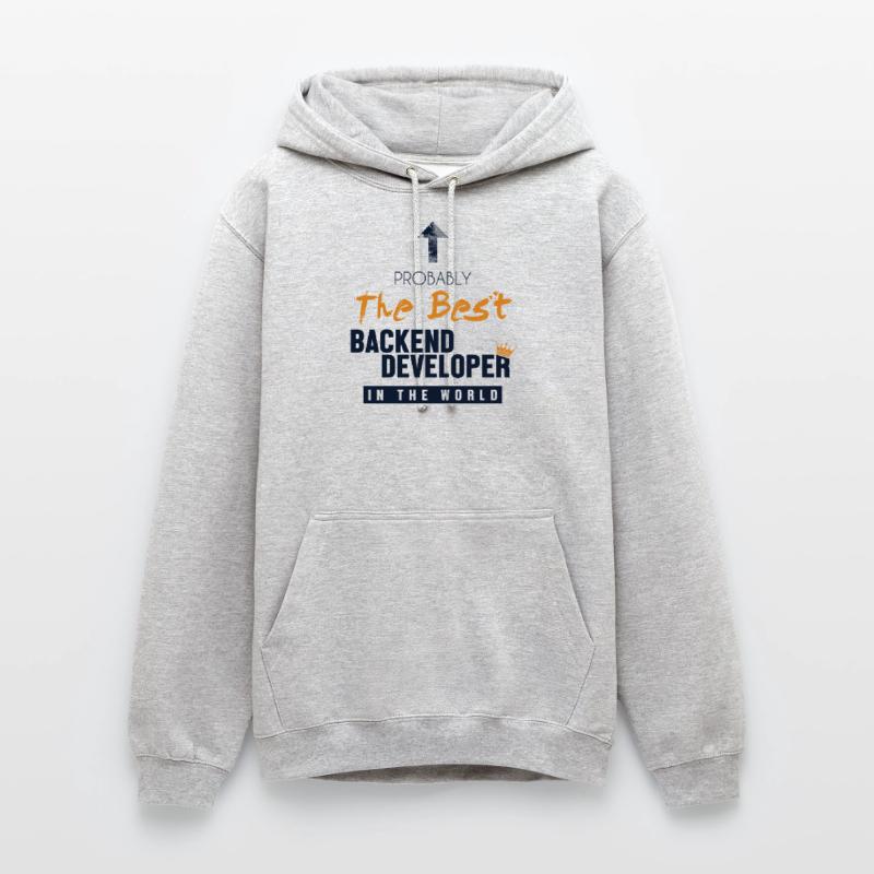 Best Backend Developer World Developer Coder Sweat-shirt à capuche unisexe